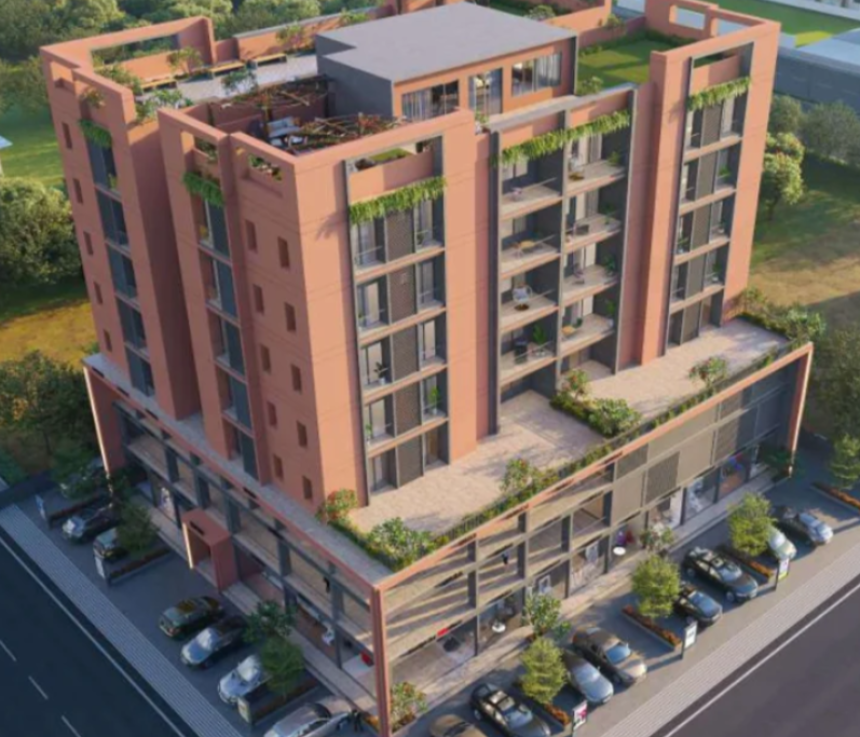 Param Solitaire – Premium 4 BHK Flats, Shops, Offices & Showrooms in Karelibaug, Vadodara