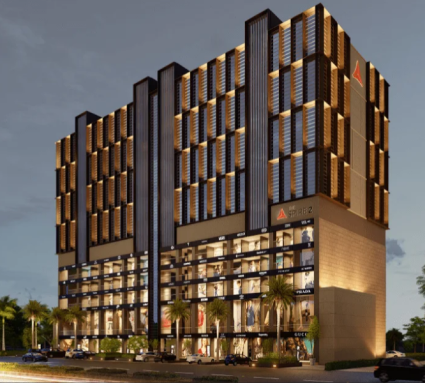 The Spire 2 – Premium Shops, Offices & Showrooms on 150 Feet Ring Road, Rajkot