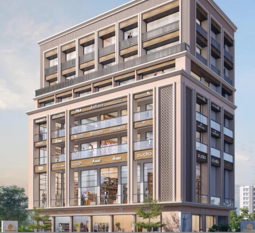 City Empire – Modern Terrace Offices & Showrooms in the Heart of Rajkot