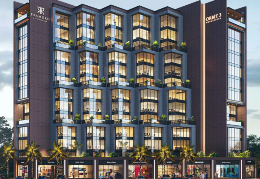 Sales-Ready Shops, Showrooms & Offices at Pramukh Orbit III – Vesu’s Prime Commercial Destination