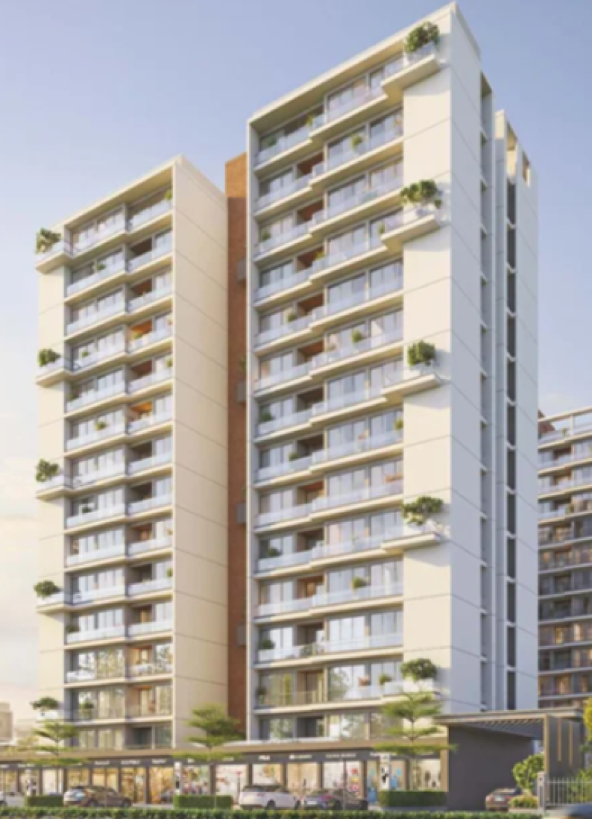 Courtyard Primero – Luxurious 3 BHK Flats, Shops & Showrooms in Gotri, Vadodara
