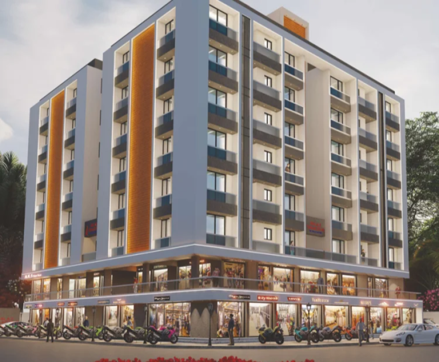 Balaji Spaaces II – Premium 2 BHK Flats, Shops, and Showrooms in Rajkot