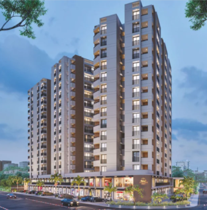 Golden Nest – Premium 2 & 3 BHK Flats and Retail Shops on New 250 Feet Road, Rajkot