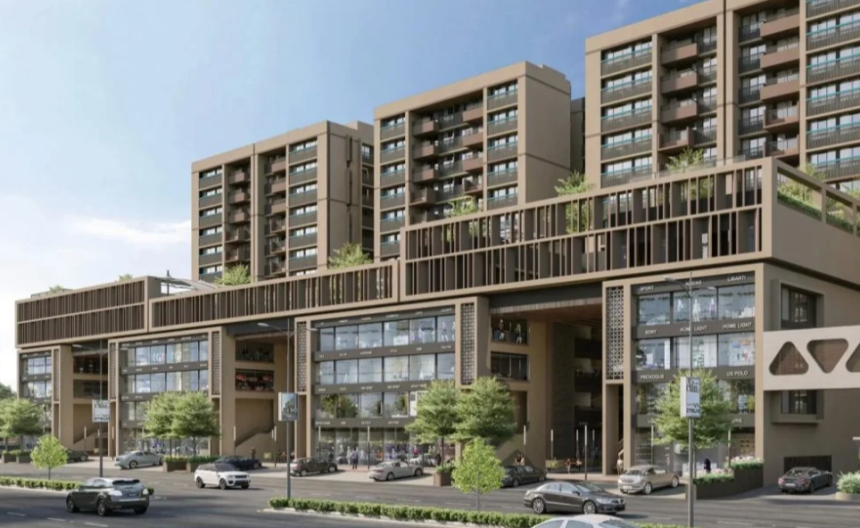 Darshanam Atrium – Premium Shops, Showrooms & Offices on Tarsali Danteshwar Ring Road, Vadodara