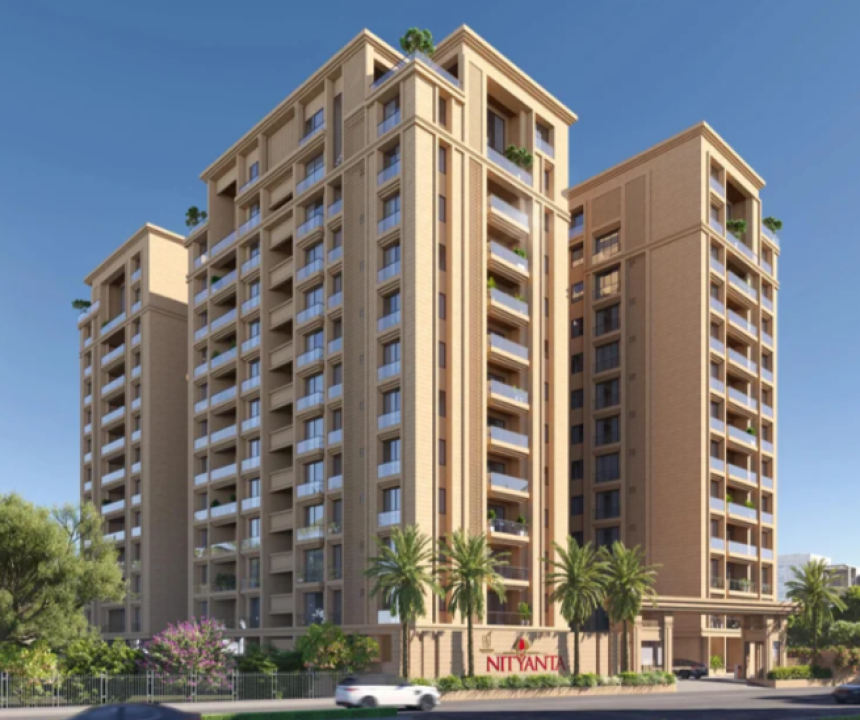Nityanta Flyer – Royal 4 BHK Living in the Heart of Vesu, Surat