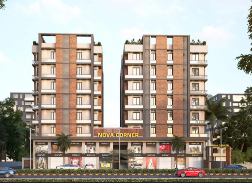 Discover the Elegance of Nova Corner – Luxurious 3 BHK Apartments on Kuvadva Road, Rajkot