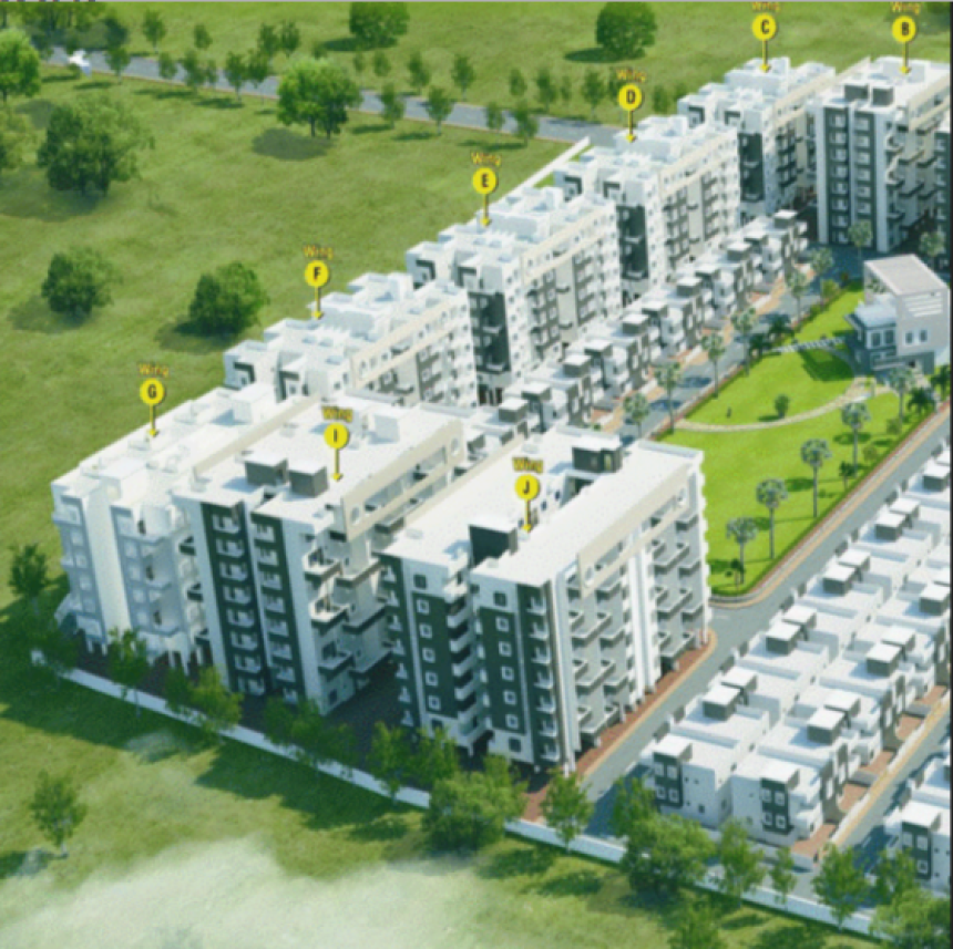 Experience Peaceful Urban Living with 2 & 3 BHK Apartments at Techops Garden