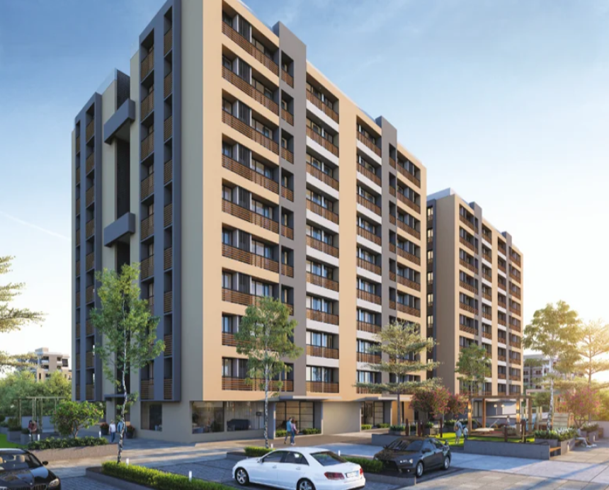 Discover Elevated Living at Shree Hari Luxuria – 2 & 3 BHK Apartments in Surat