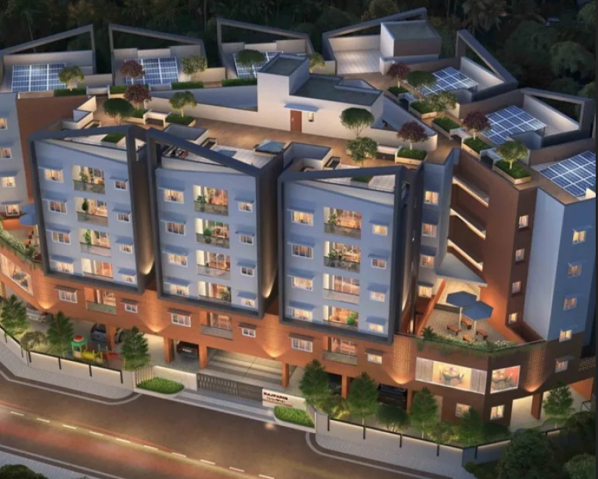 Experience Urban Opulence and Practicality with Rajparis Diamond – 3 BHK Apartment Nestled in Mogappair, Chennai