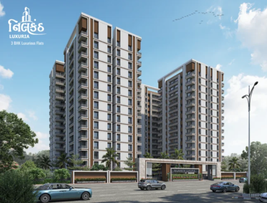 Khushi Nilkanth Luxuria – Redefining Premium 3 BHK Living in Surat