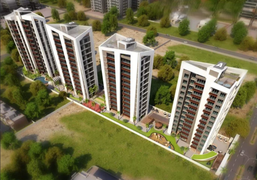 Happy Home Elanza – Where Elegance Meets Everyday Luxury in 3 & 4 BHK Apartments in Surat