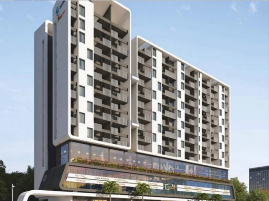 Spacious 2 and 3 BHK homes await you at Saarrthi Success Square, nestled along Karve Road in Kothrud, Pune