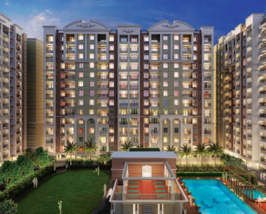 Nyati Era III presents well-planned 1, 2, and 3 BHK flats in the rapidly transforming region of Dhanori, Pune