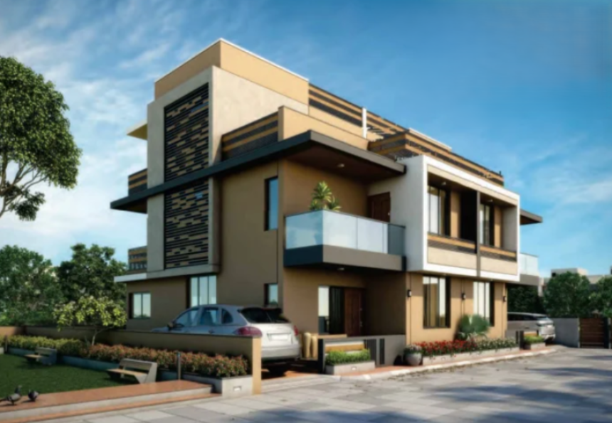 Vinayak Omkar Bungalows – Spacious and Luxurious 4 BHK Villas in Gandhinagar