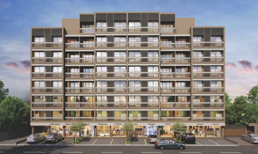 Akshar Sahajanand Sparsh – Modern 2 and 3 BHK Apartments in Gandhinagar
