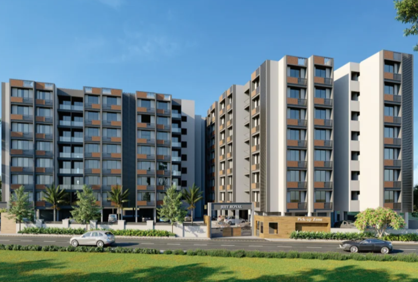 Jeet Royal: Elegant 3 BHK Apartments in the Heart of Gandhinagar