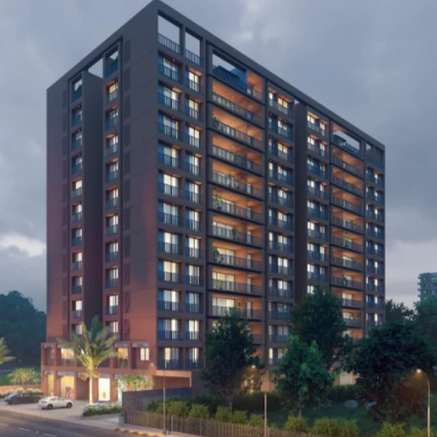 Nia Nami Riverside 90 – Elegant 2 & 3 BHK Apartments and Penthouses in Gandhinagar