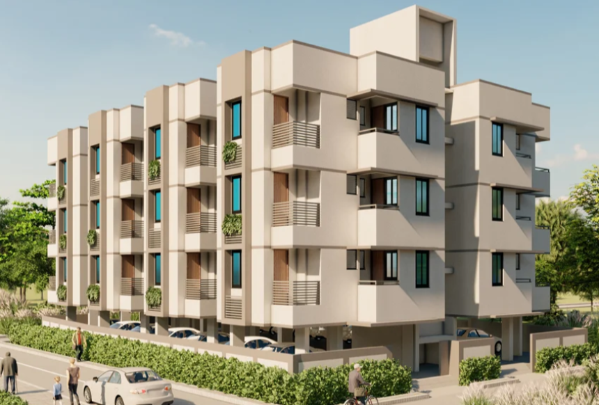 Kastbhanjan Shri Sai Hari – Cozy 1 BHK Apartments in Gandhinagar