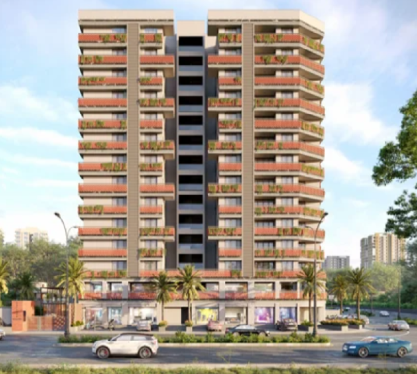 S R Saffron Heights – Elegant 3 & 4 BHK Apartments in the Heart of Gandhinagar