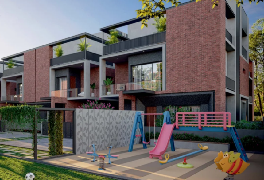 Shreerang Solitaire 1 – Elegant 4 BHK Villas in Gandhinagar Designed for Luxurious Living