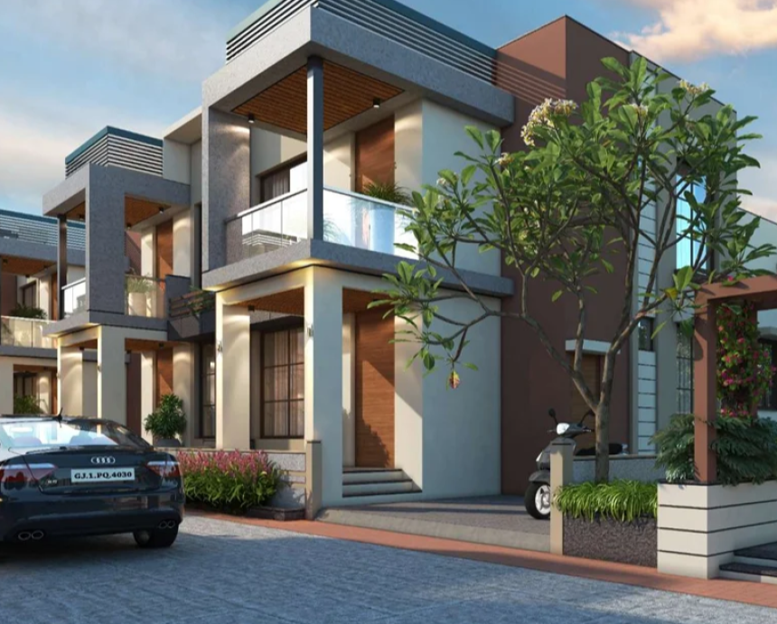 Shree Hari Nilayvilla 2 – Elegant 3 BHK Duplex Homes in Gandhinagar