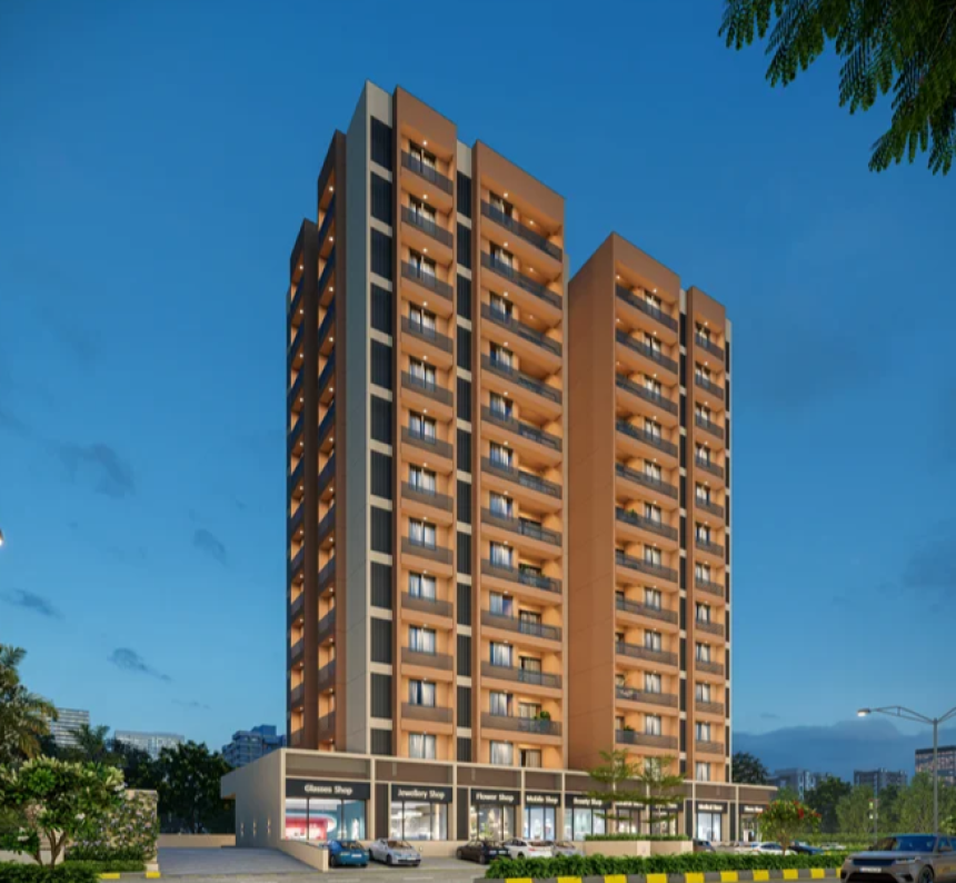 Shivashis Sixty – Luxurious 3 BHK Flats, Shops, and Showrooms in Gandhinagar