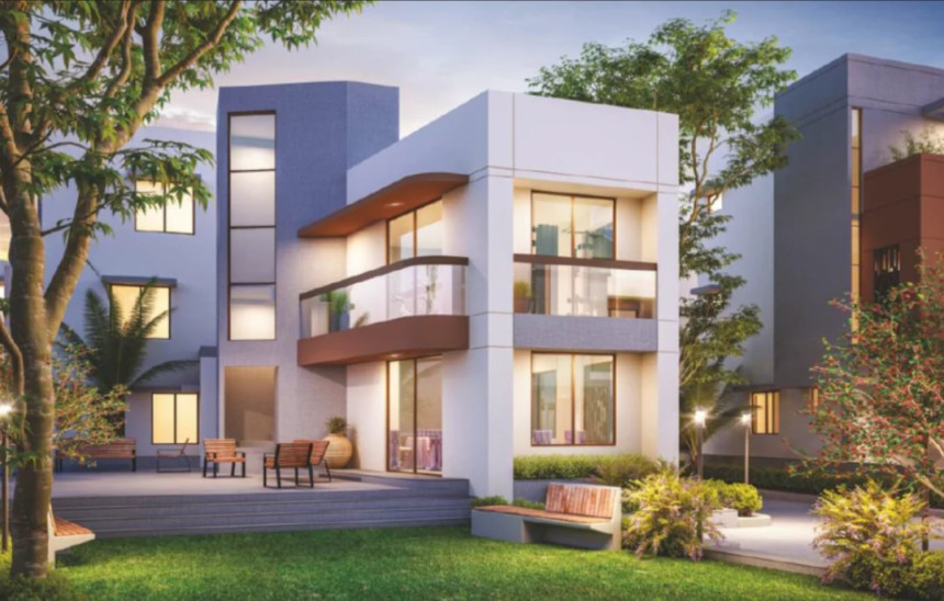 Gracewood Elegance: 4 BHK Splendid Bungalows in Baroda