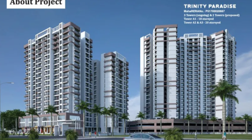 National Trinity Paradise Phase 1 – Modern 1 & 2 BHK Apartments in Navi Mumbai for Elevated Living