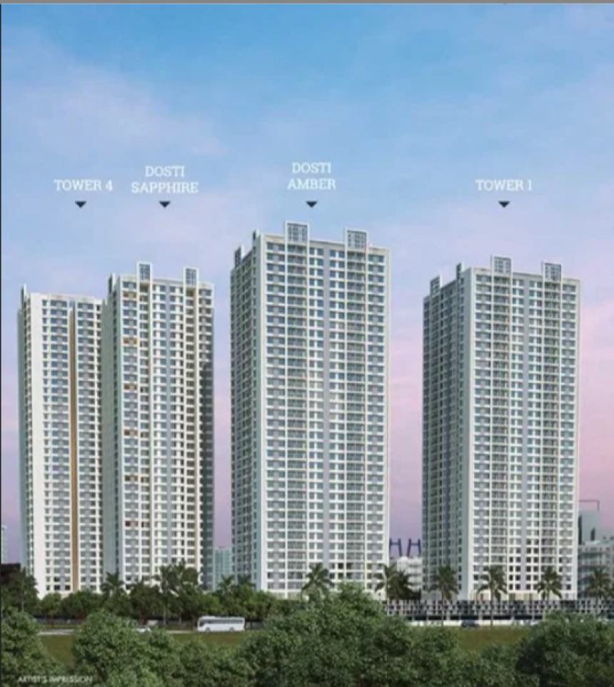 🫧 Elevated everyday living unfolds within a thoughtfully developed community, presenting refined residences at Dosti Planet North Jade, Shil Phata, Thane 🏢