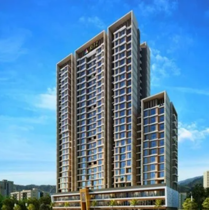 🌸 Embrace vibrant community living and modern residential comforts at RITZ Tower F in Kalyan West, Beyond Thane 🎉